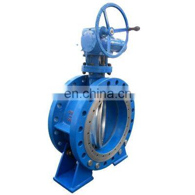 Bundor flanged butterfly valve price PN10/16 triple eccentric triple offset butterfly valve