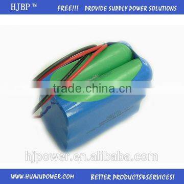 Li-ion battery 18650-22-3S2P 12V 4400MAH for measurement