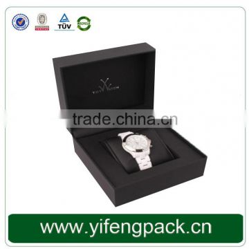 High Quality Cardboard Black Magnet Watch Box Paper Gift Box In China