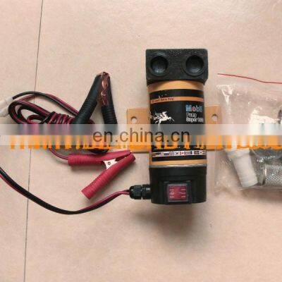 24V truck diesel oil pump 12V excavator fuel charger motor