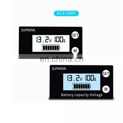 10-100V LED Digital Voltmeter Multifunct Voltage Meter Car Mobile Motorcycle Battery Capacity Power Electricity Tester Detector