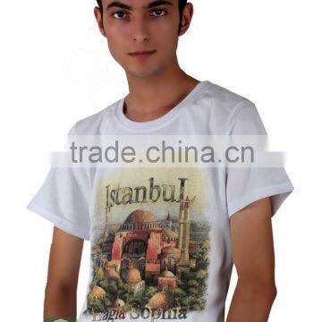 Istanbul White shirt 100% cotton high quality Mosque tshirt