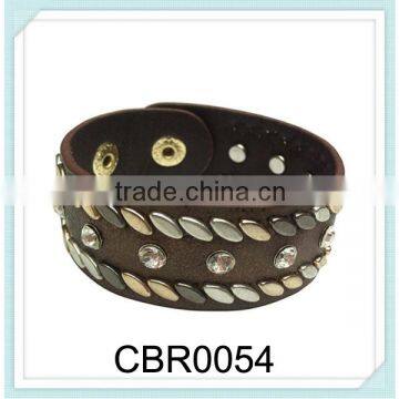 PU artificial diamond bracelet