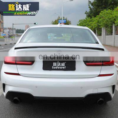 P Style Rear Spoiler for BMW 3 Series G20 Sedan 2019+ Rear Spoiler Car Trunk Tail Spoiler photo-2