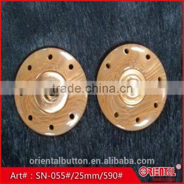 imitated griotte gold metal center 2 parts snap button