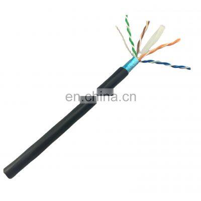 1000FT CAT6 Cable FTP Solid Copper Foil Shielded 23 AWG Blue CM CMR CMP CABLE photo-5