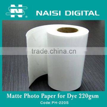 220gsm matte coated photo paper roll