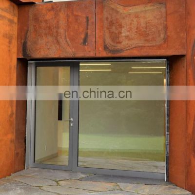 Modern Aluminium Frames Double Glazed Swing Door and Windows Interior Casement Glass Door