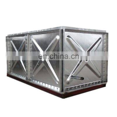 Bolted Type 10,500L Stainless Steel Material Tanks Square Drinking Water Storage Tank