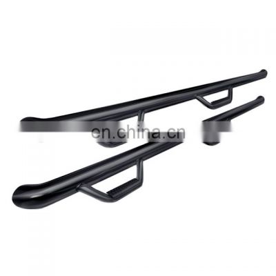 Black steel side bar for toyota tacoma 2016-2020