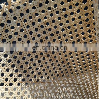 High Quality Wholesale Whicker Rattan Cane Webbing Raw Material Cane Rattan Webbing Roll