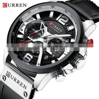 Curren 8329 Hotsale Luxury Top Brand Wristwatch Chronograph Casual Sports Watches Men Wrist photo-3
