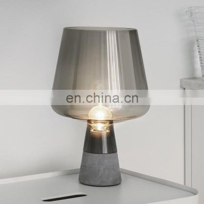 Modern Decorative Desk Lamp Night Light For Hotel Bedroom Bedside Glass Modern Luxury Led Table Lamp