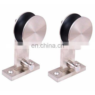 DIY 6.6FT Stainless Steel Modern Interior Sliding Barn Closet Cabinet Door Track Hardware Kit photo-5