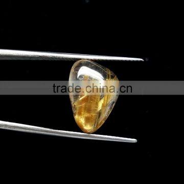 100% Natural Rutile Fancy Shape Cabochon Gemstone photo-2