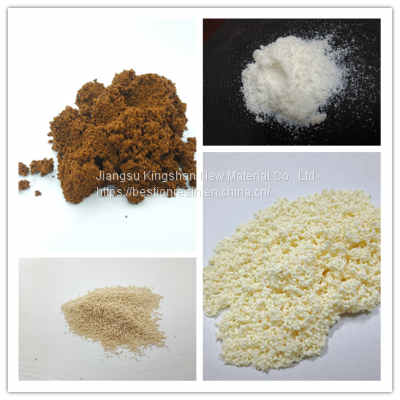 Power plant water treatment resin