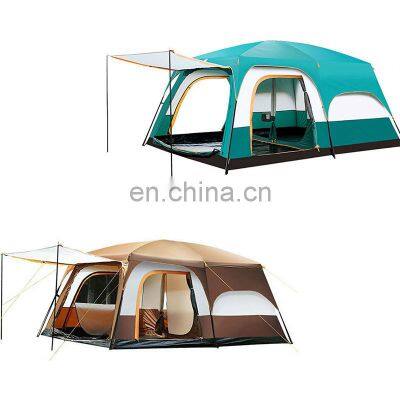 High Quality Outdoor Tent Extra Large Camping Tents Factory Price Large Space 4-10 Person Camping Equipment