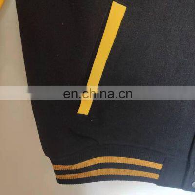 Custom Satin Varsity Jacket/ Custom Made Satin Varsity Jacket/ Satin Baseball Varsity Jacket photo-3