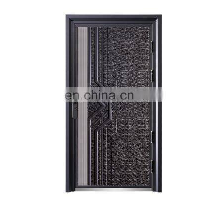 Cheap Exterior Steel Door Designs Industrial Front Flush Door photo-2
