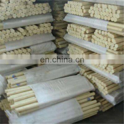 Processing and Production of Plastic Solid Round Bar PA6 White Pure Material Extrusion Wear-resistant Nylon Bar
