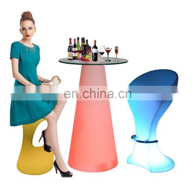 led table /Waterproof outdoor party/event illuminated holiday lighting chair furniture bar counter chairs