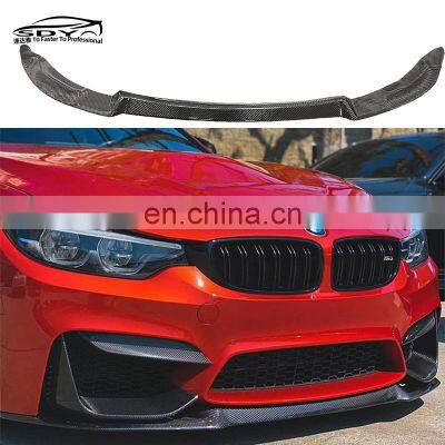 F80 F82 M3 M4 High Quality CS Style Carbon Fiber Front Lip Front Bumper Lip Front Separator For BMW F80 F82 M3 M4