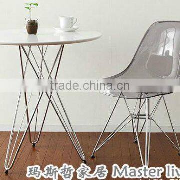 MDF Top Living Room Coffee Table Wire Leg Table photo-4