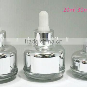 20ml 30ml 40ml cosmetic glass alu dropper bottle