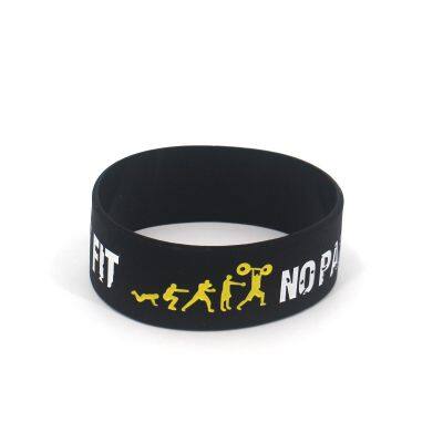 Soft Bracelets Eco-friendly Sports Wrist Bands Debossed Wristbands Comfortable Personalized for Event photo-2