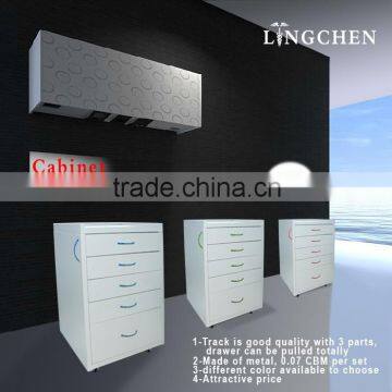 Lingchen Dental New Furniture Metal Cabinet/mobile dental cabinet