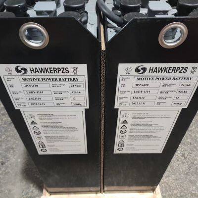 3PzS420 Hyster LO2.0 Storage Forklift Battery 24V 420Ah Silver Cedar Battery Lead Acid Battery Manufacturer