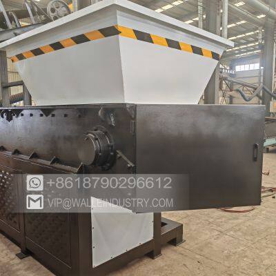 Rubber Metal Scraps Plastic Used Tires Glass Paper Wood Single Shaft Shredder