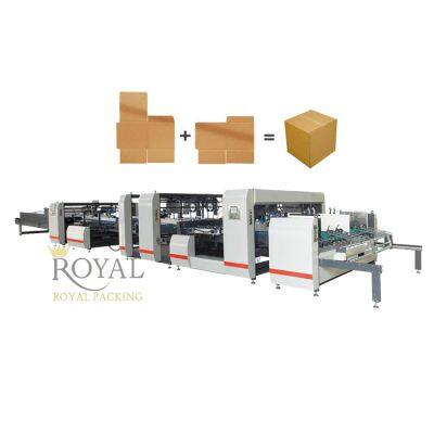 High Speed Two Piece Folder Gluer Machine for making carton box