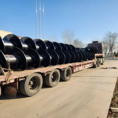 Hot Selling Custom Length Auger Spiral Drill Pipe for Coal Mine Exploration Casting Processing Drill Tool