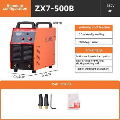 Shanghai Donsun Welding Group VRD Fuction 400A 500A High Load Rate Industrial Machine ZX7-400B/500B MMA Manual Metal-arc Welder photo-4