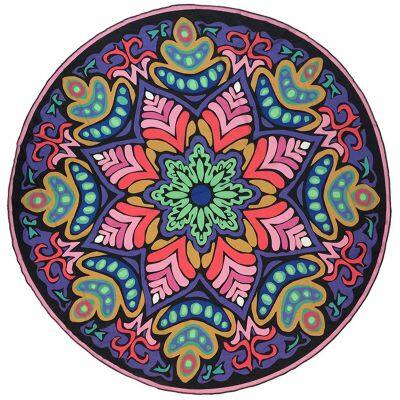 PRINT MICROFIBER ROUND BEACH TOWELS FACTORY