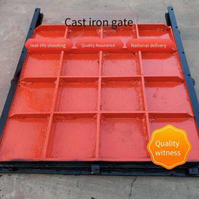 Pictures of Cast Iron Gate Flap Valves for Channel Water Stop and Backflow Prevention photo-3