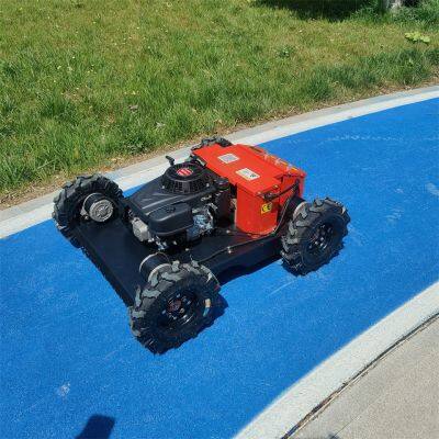 Hybrid Walking Speed 0~6Km/H Self-Powered Dynamo Lawn Weeding Machine Remote Control photo-6