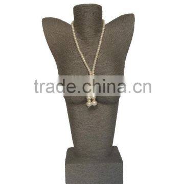 Luxury Stock necklace displays with layers of paint for jewellery shop caninet and kiosks showcase lacquer necklace busts A-8