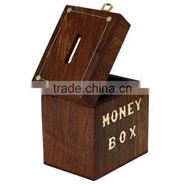 Christmas Handcrafted Wooden Money Box photo-4