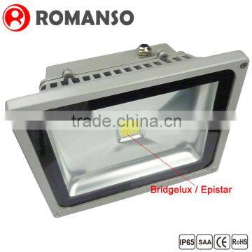 IP65 high performance Bridgelux 90lm/w 30W outdoor led flood Lights