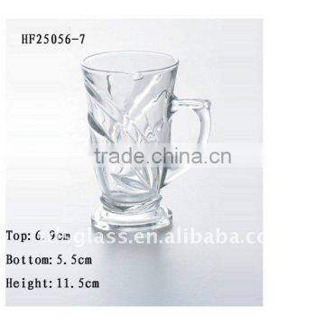 7 Ounce Glass Beer Mug/Cup with Handle