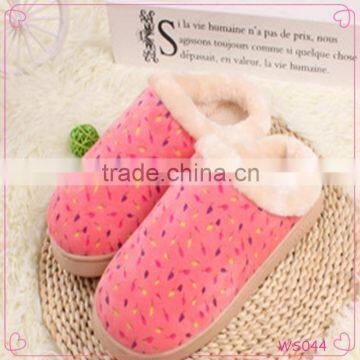 2015 New Autumn Winter Slippers Big Boys Warm Slippers Hing-end Couple Cotton Slippers Wholesale