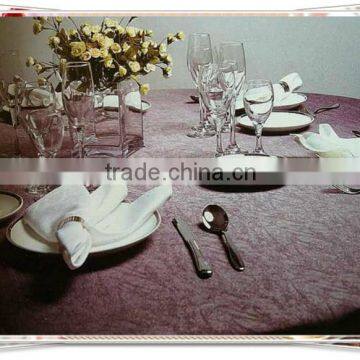 Upscale Hotel Dining Table Cloth Jacquard Table Cloth photo-3