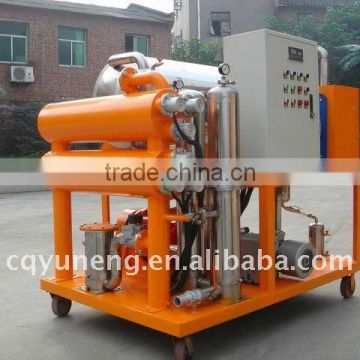 Online Vacuum Lub Oil Purification Mechanical Oil Filtration Cooler Oil Recycling