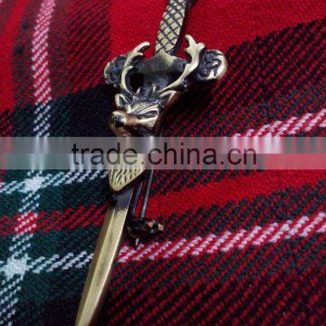 Scottish Design Kilt Pin In Antique Finished Made Of Brass Material