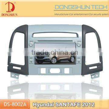 7inch HD touch screen 2din SANTAFE 2012 CAR DVD GPS with TV IPOD Bluetooth