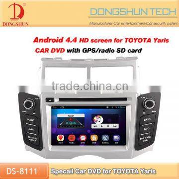 Special car 2 din DVD for Toyota Yaris with andriod