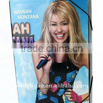 Hot Sale Super Star Color Art Paper Desktop File Box for Office Stationery Cardboard A4 or FC Size