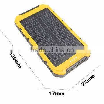 2016 hot selling factory solar power bank 50000mah